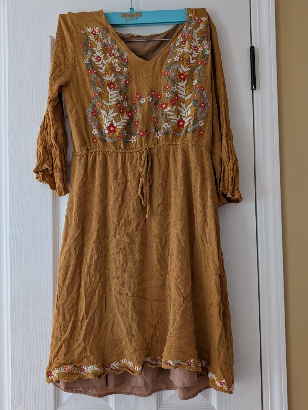Women's Boho Peasant Dress